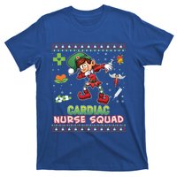 Cardiac Nurse Squad Dabbing Elf Christmas Sweater Ugly Merry Gift T-Shirt