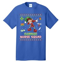 Cardiac Nurse Squad Dabbing Elf Christmas Sweater Ugly Merry Gift Tall T-Shirt