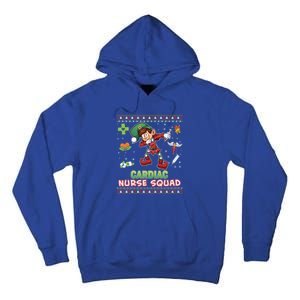 Cardiac Nurse Squad Dabbing Elf Christmas Sweater Ugly Merry Gift Tall Hoodie