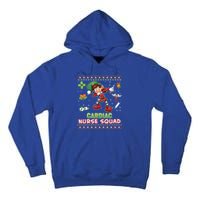 Cardiac Nurse Squad Dabbing Elf Christmas Sweater Ugly Merry Gift Tall Hoodie