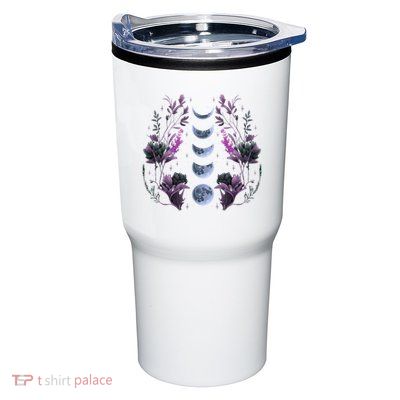 Cosmos Night Stargazers Vintage Celestial Lunar Moon Cycle Tumbler