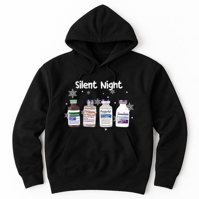 Christmas Nurse Silent Night Hoodie