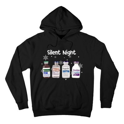 Christmas Nurse Silent Night Hoodie