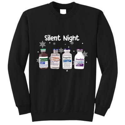 Christmas Nurse Silent Night Sweatshirt