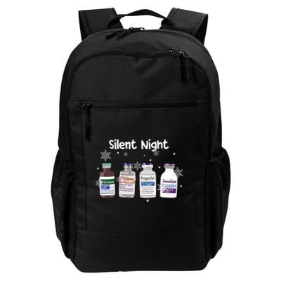 Christmas Nurse Silent Night Daily Commute Backpack