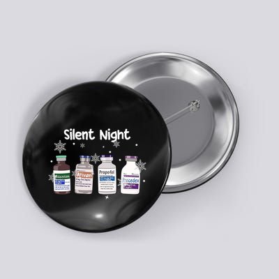 Christmas Nurse Silent Night Button