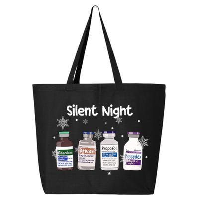 Christmas Nurse Silent Night 25L Jumbo Tote