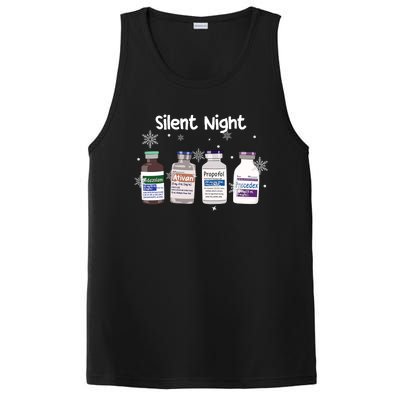 Christmas Nurse Silent Night PosiCharge Competitor Tank