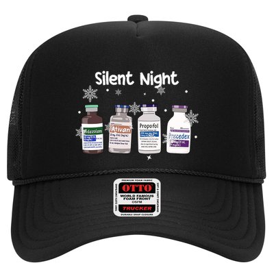 Christmas Nurse Silent Night Trucker Hat