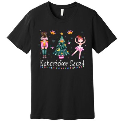 Christmas Nutcracker Squad Ballet Dance Women Kids Girls Premium T-Shirt