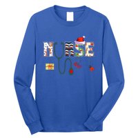 Christmas Nurse Stethoscope Christmas Santas Favorite Nurse Cute Gift Long Sleeve Shirt