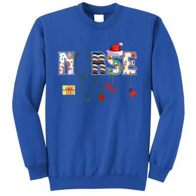 Christmas Nurse Stethoscope Christmas Santas Favorite Nurse Cute Gift Sweatshirt