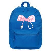 Coquette Nurse Stethoscope Bow Nurse Appreciation Gift 16 in Basic Backpack