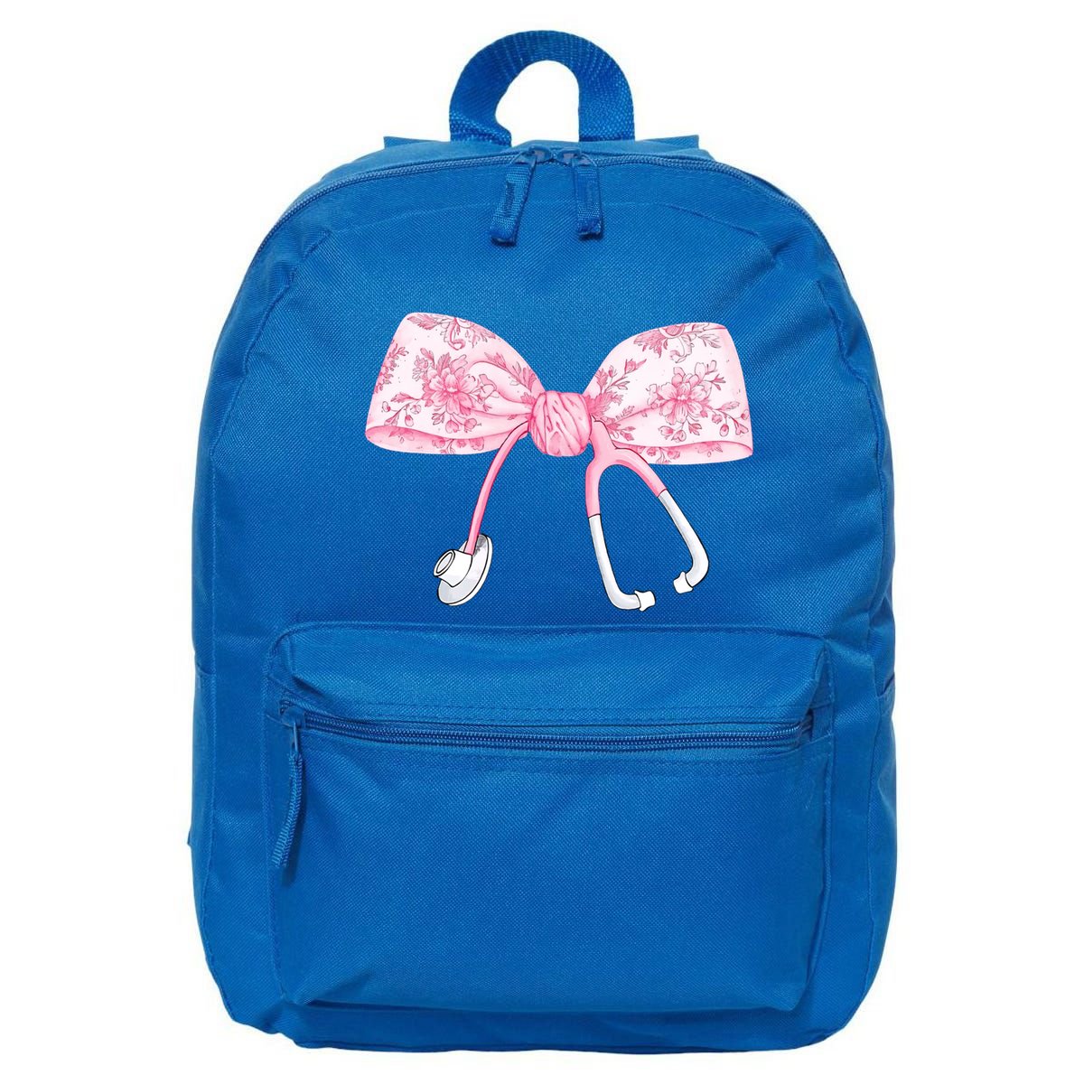 Coquette Nurse Stethoscope Bow Nurse Appreciation Gift 16 in Basic Backpack