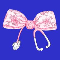 Coquette Nurse Stethoscope Bow Nurse Appreciation Gift 16 in Basic Backpack