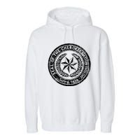 CHEROKEE NATION SEAL NATIVE AMERICAN TRIBE PRIDE HONOR Garment-Dyed Fleece Hoodie