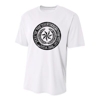 CHEROKEE NATION SEAL NATIVE AMERICAN TRIBE PRIDE HONOR Youth Performance Sprint T-Shirt