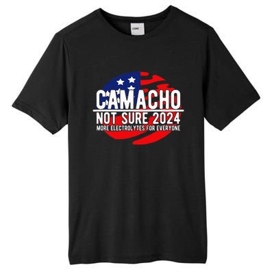 Camacho Not Sure For President 2024 Usa Tall Fusion ChromaSoft Performance T-Shirt