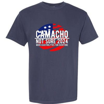 Camacho Not Sure For President 2024 Usa Garment-Dyed Heavyweight T-Shirt