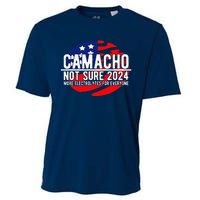 Camacho Not Sure For President 2024 Usa Cooling Performance Crew T-Shirt