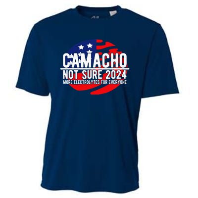 Camacho Not Sure For President 2024 Usa Cooling Performance Crew T-Shirt