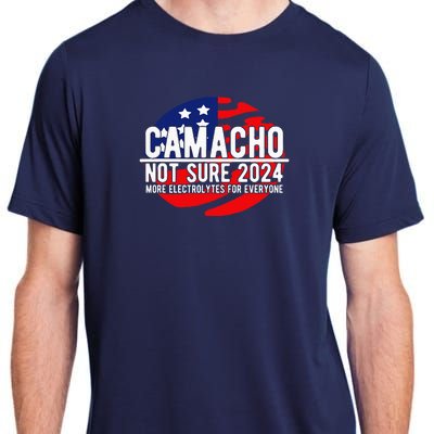 Camacho Not Sure For President 2024 Usa Adult ChromaSoft Performance T-Shirt