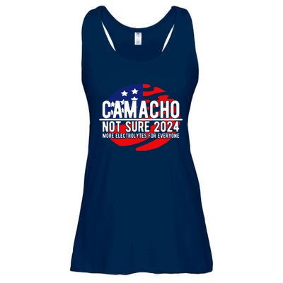 Camacho Not Sure For President 2024 Usa Ladies Essential Flowy Tank