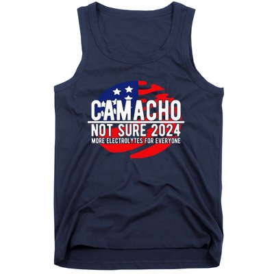 Camacho Not Sure For President 2024 Usa Tank Top