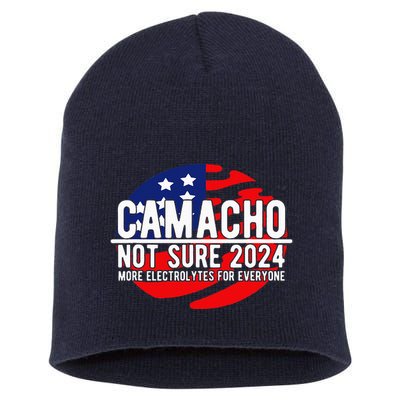 Camacho Not Sure For President 2024 Usa Short Acrylic Beanie