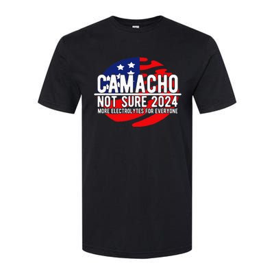 Camacho Not Sure For President 2024 Usa Softstyle CVC T-Shirt