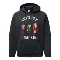 Christmas Nutcracker Squad Lets Get Crackin Ballet Performance Fleece Hoodie