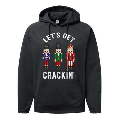 Christmas Nutcracker Squad Lets Get Crackin Ballet Performance Fleece Hoodie