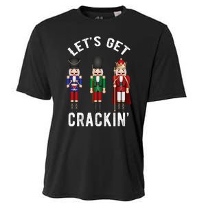 Christmas Nutcracker Squad Lets Get Crackin Ballet Cooling Performance Crew T-Shirt