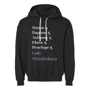 Character Name Stack Garment-Dyed Fleece Hoodie