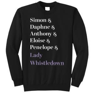 Character Name Stack Sweatshirt