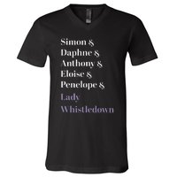 Character Name Stack V-Neck T-Shirt