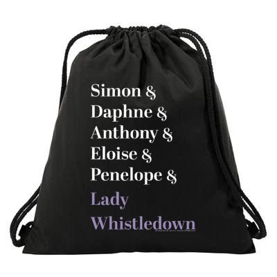 Character Name Stack Drawstring Bag