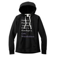 Character Name Stack Women's Fleece Hoodie