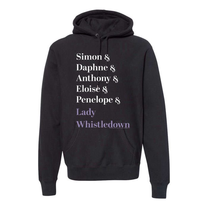 Character Name Stack Premium Hoodie