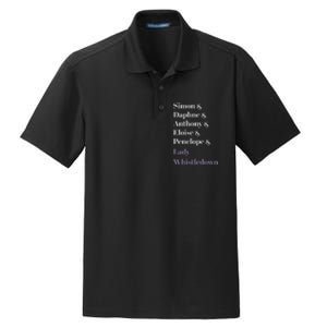 Character Name Stack Dry Zone Grid Polo