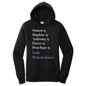 Character Name Stack Women's Pullover Hoodie