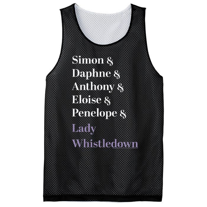 Character Name Stack Mesh Reversible Basketball Jersey Tank