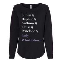 Character Name Stack Womens California Wash Sweatshirt