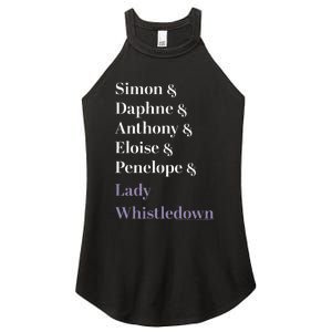 Character Name Stack Women's Perfect Tri Rocker Tank