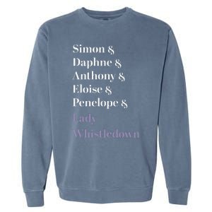 Character Name Stack Garment-Dyed Sweatshirt