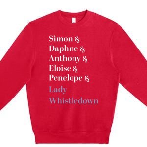 Character Name Stack Premium Crewneck Sweatshirt