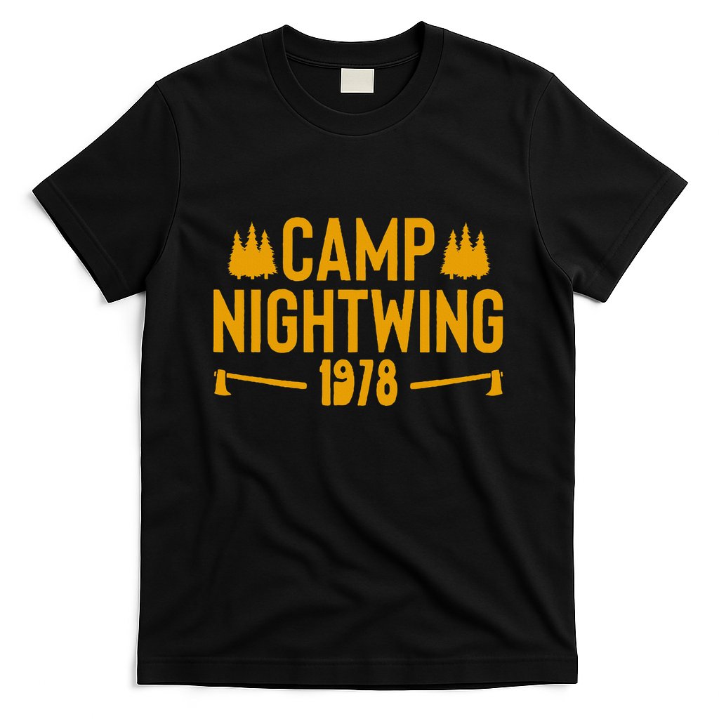 Camp Nightwing Scary Horror Halloween Costume T-Shirt