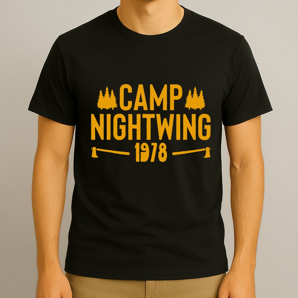 Camp Nightwing Scary Horror Halloween Costume T-Shirt