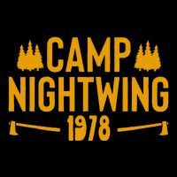 Camp Nightwing Scary Horror Halloween Costume Womens T-Shirt