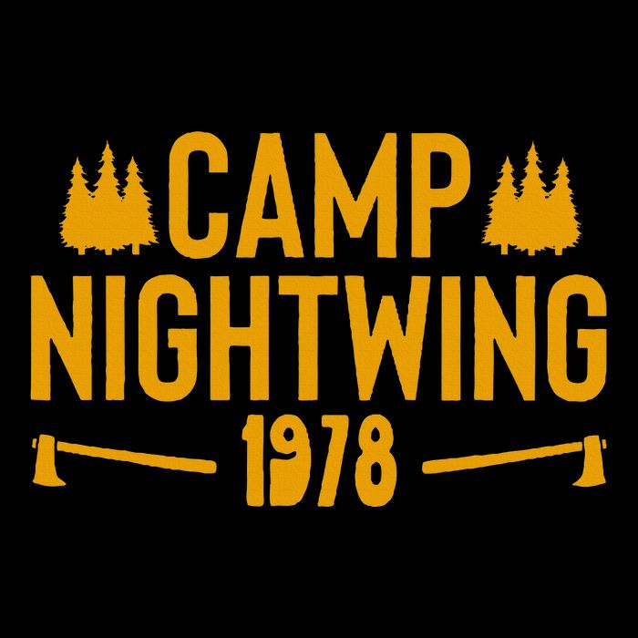 Camp Nightwing Scary Horror Halloween Costume Womens T-Shirt